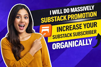 organic substack promotion, increase subscriber, link promotion, active audience