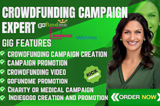do crowdfunding campaign creation on kickstarter gofundme indiegogo wefunder