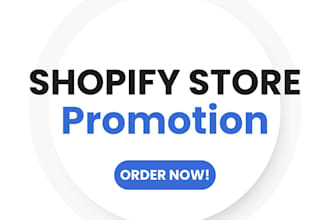 do shopify store promotion to increase sales and traffic