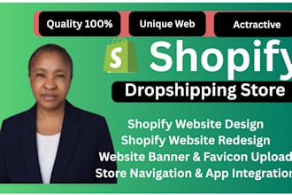 build shopify store dropshipping