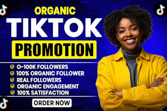 grow and promote your tiktok account followers organically, tik tok promotion