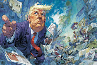 create political and editorial cartoons