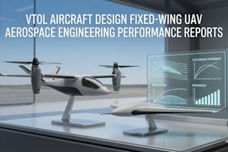 uav design, drone aerodynamic and flight control system fixed wing drone design