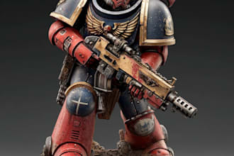 miniature warhammer 40k dnd ,terminator,diorama models