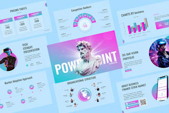 create professional presentation for you