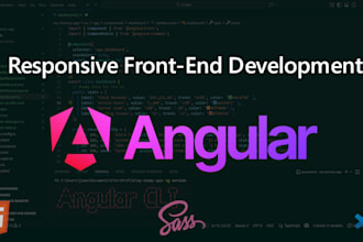 build responsive angular components and forms