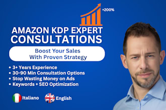 provide expert amazon KDP consulting