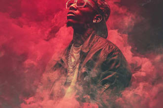 design album cover design, album cover art, music cover art
