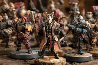 paint your miniatures of warhammer 40k,sigmar and dnd