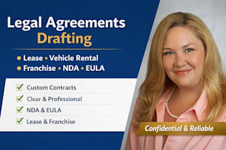 draft lease rental agreement franchise agreement, vehicle rental agreement, eula