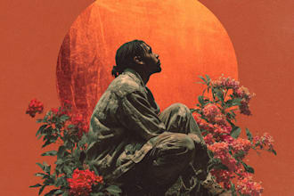 design creative album cover art or music artwork