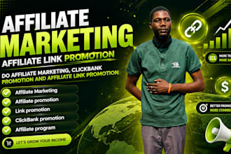 do affiliate marketing, clickbank promotion and affiliate link promotion