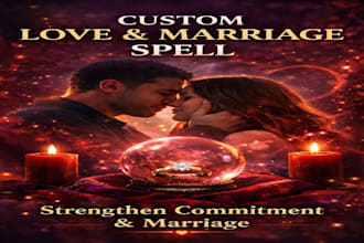 perform a powerful custom love and marriage commitment spell