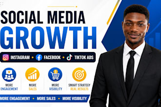 be your social media growth manager content creator and marketing manager