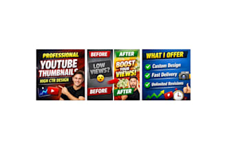 create high click youtube thumbnails for your channel