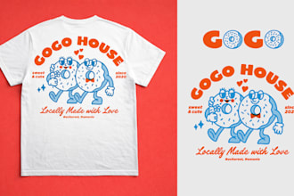 design fun illustrated tshirt and merch designs