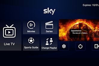 3d iptv logo design brand iptv app p2p android app customization smarttv app