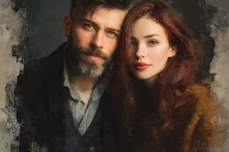 paint you a digital oil painting portrait