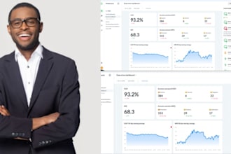 design a professional custom data dashboard for business insights