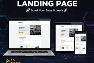 design a high converting landing page for your business