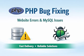 fix php website bugs and errors