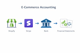 clean up ecommerce books and prepare audit ready financials