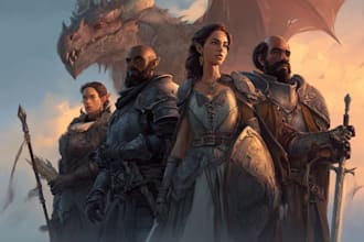 make dnd character and dnd party character