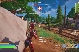 1v1, escape rooms map, red vs blue map, battle royale map, pvp map, fortnite map