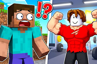 make a 3d roblox youtube thumbnail