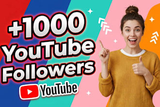 add new 1000 youtube followers