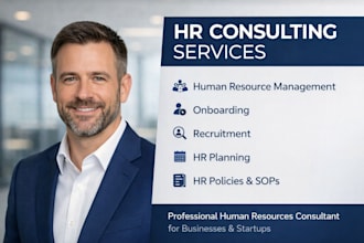 be your HR consultant for hiring, onboarding, and employee experience