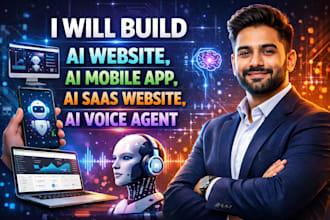 build ai website, ai mobile app, ai saas website, ai voice agent