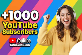 promote to new 1000 youtube followers