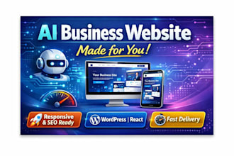 build modern ai business website for businesses