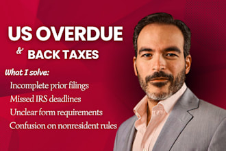 file overdue US taxes for non resident llc owners from past years