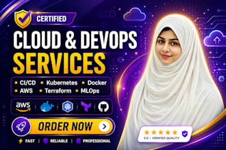 build devops cloud infrastructure, ci cd pipeline, mlops and secops automation