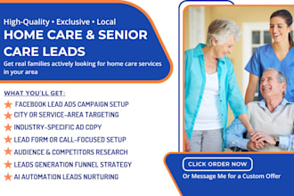 generate high quality home care leads and senior care leads for your agency