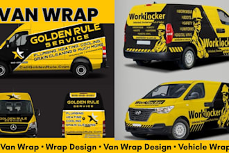 design professional car, van, and vehicle wrap designs for branding