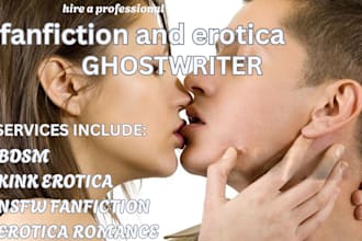 ghostwrite nsfw fanfiction smut erotica lgbtq gay kinky bdsm anime tale