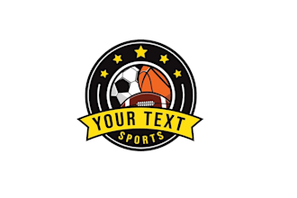 create mlb, nba, NFL, sports custom logo with your brand name