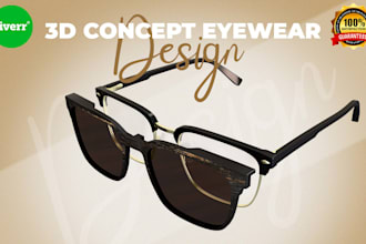 create custom 3d eyewear models for glasses and sunglasses
