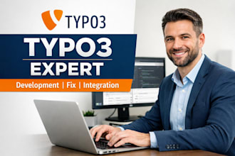 be your typo3 expert for website development upgrade fixes and typo3 integration