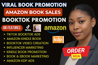do viral tiktok booktok video amazon kindle booktok promotion