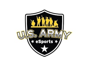 design high quality army mascot logo with t shirt design