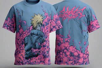 custom clothing design and apparel artwork