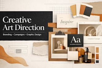 creative art direction for branding, campaigns and creative graphics design