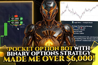 code pocket option automated script, indicator and strategy for options