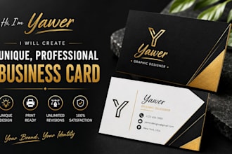 create a unique, professional business card design