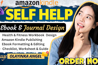 create self help and nutrition ebook, journal workbook, diary, checklist