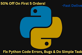 fix your python error and bugs fast and mini projects
